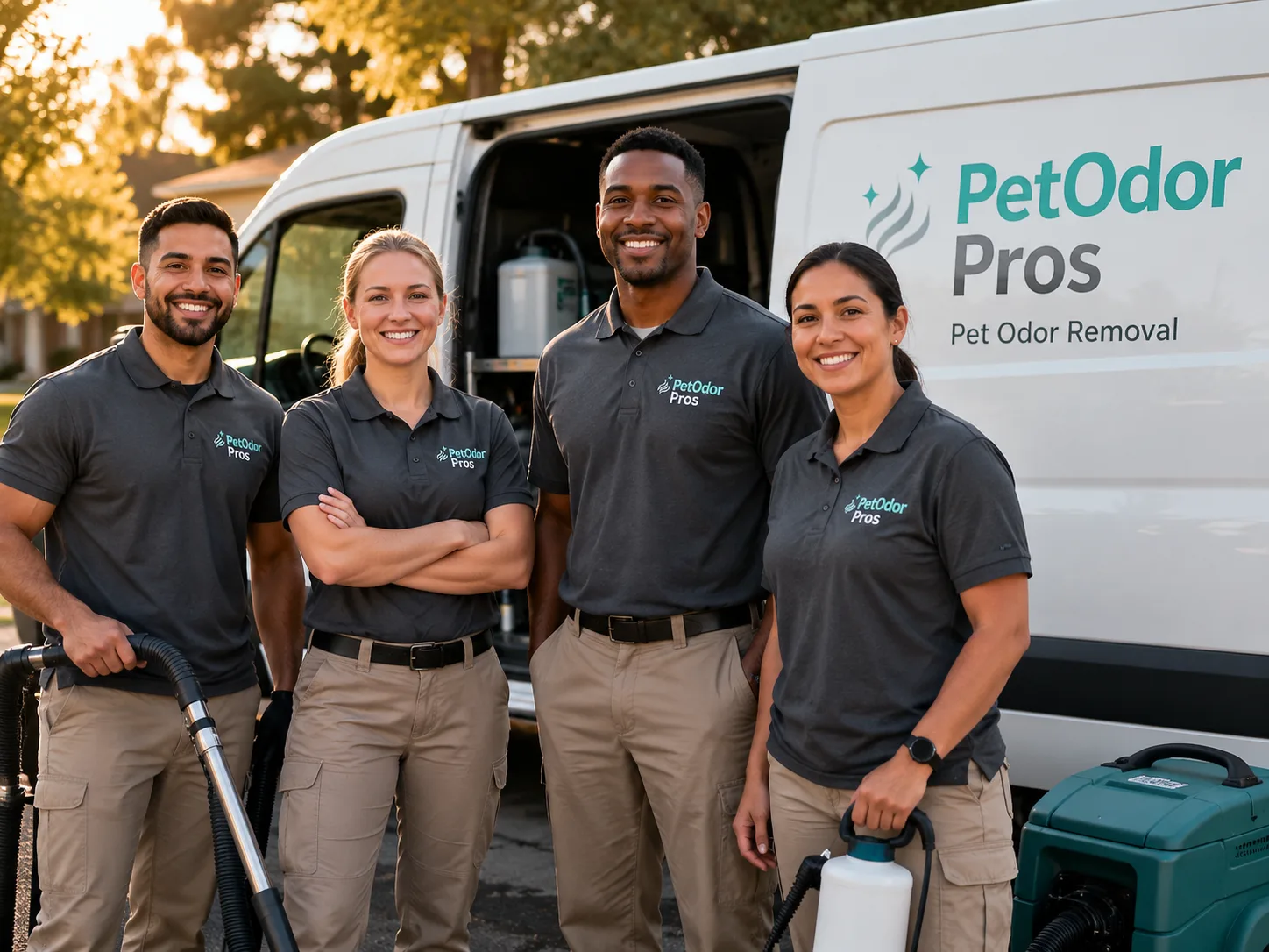 Pet Odor Removal team serving Ford Cliff, PA